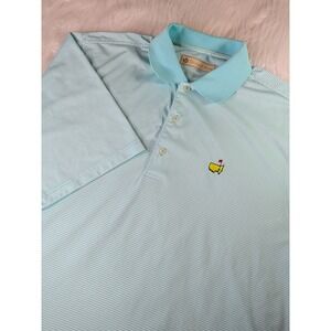 Donald Ross AUGUSTA GA MASTERS Men's Large polo shirt golf Preppy Classic